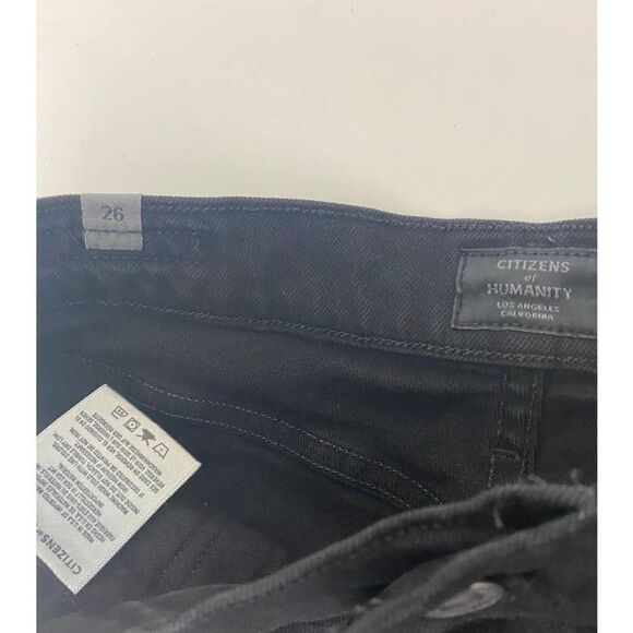 Citizens of Humanity Olivia High Rise Slim Ankle Jeans Black Skinny - Size 26 - Picture 8 of 12